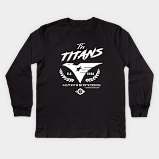 Titans Badge V2 Kids Long Sleeve T-Shirt